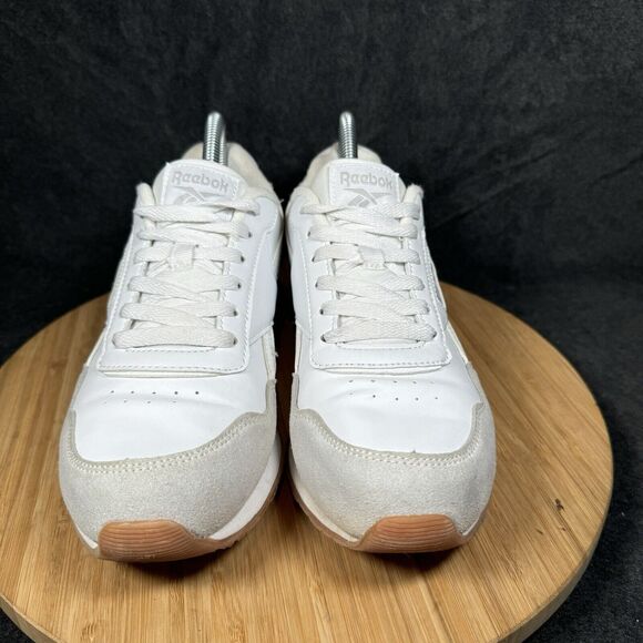 S Reebok Womens Classic Harman Run R30115W White Casual Shoes Sneakers Size 8.5 - Picture 2 of 8
